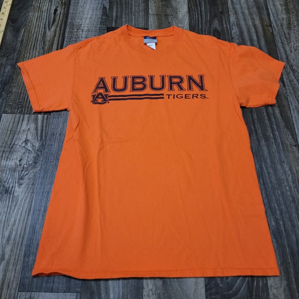 Auburn Tigers NCAA Men's Orange T-Shirt Medium Tee Football Alabama